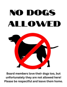No Dogs Allowed (2) No Dogs Allowed (2)