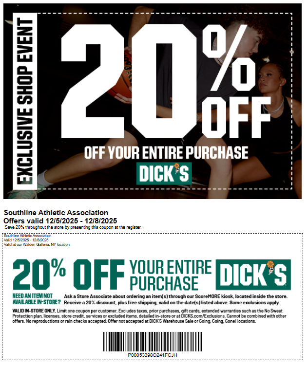 dicks coupons
