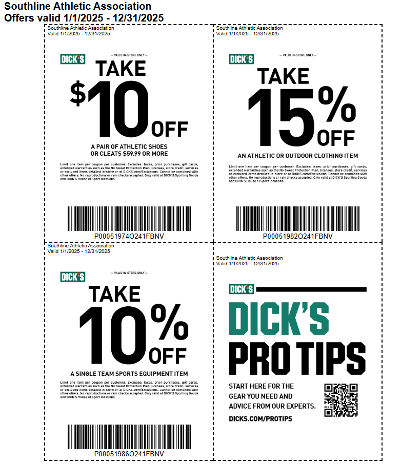 dicks team pack coupons